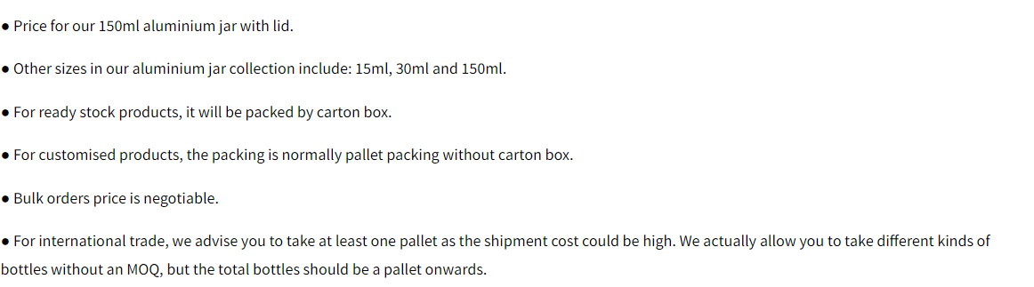 150ml Gaya Berbeza Kotak Timah Logam Bulat Dalam Tin Pembungkusan Emas Mawar