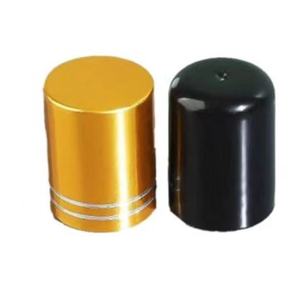 Amber Roll-on Glass Roller Bottles with Roller Balls and Black Caps4