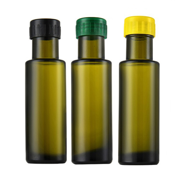 Bottiglie di vetro d'oliu d'oliva trasparente di qualità alimentaria 3