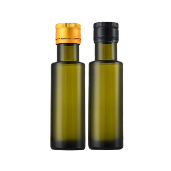 Ampolles de vidre d'oli d'oliva transparent de grau alimentari 4