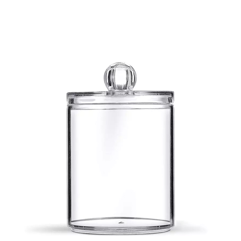 Yemhando yepamusoro cylindrical transparent plastic acrylic tank (1)