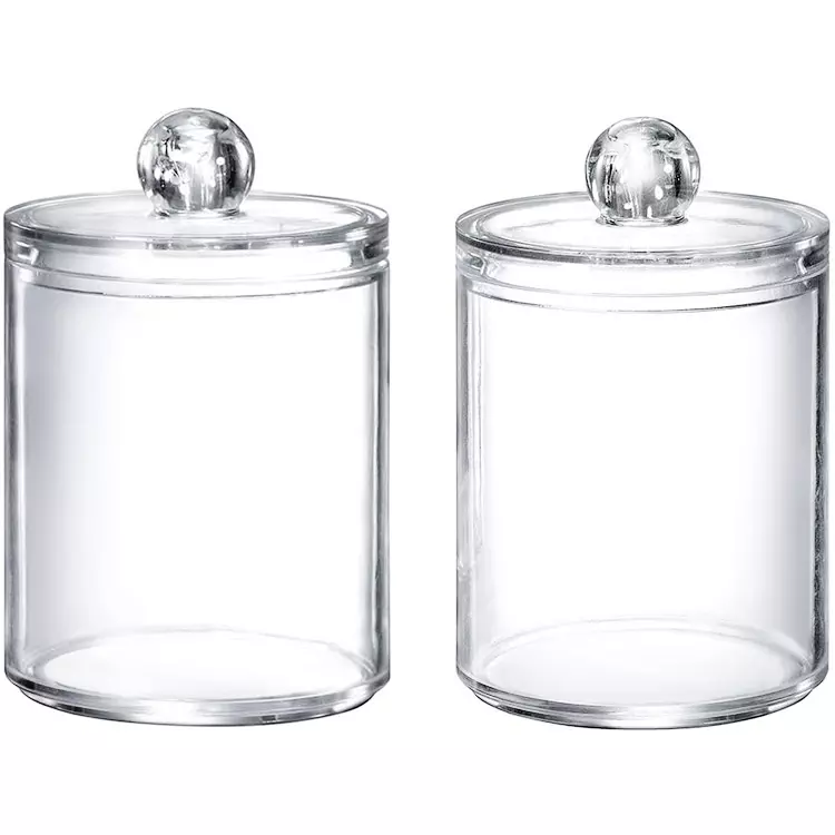 Højkvalitets cylindrisk gennemsigtig plastik akryltank (2)
