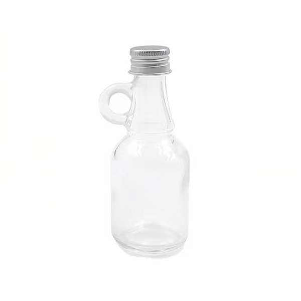 Mini kleine transparente Alkohol-Whisky-Wodka-Flasche 1