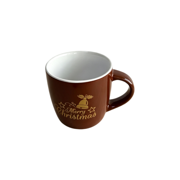 300ml Brown Tone Christmas Ceramic Coffee Mug (5)