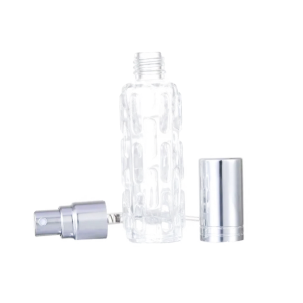 30ml Transparent Glass Cosmetic Perfume Spray Tubular Bottle 3