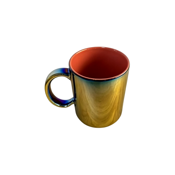 310ml Iridescent Gradient Electroplated Blank Custom Ceramic Mug (4)