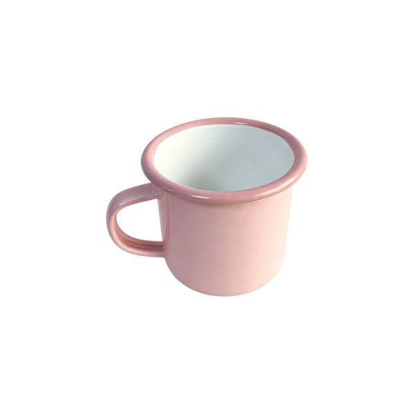 320ml Soft Pink Two Tone Enamel Mug (3)