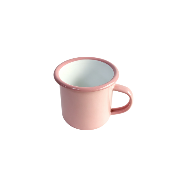 320ml Soft Pink Two Tone Enamel Mug (5)