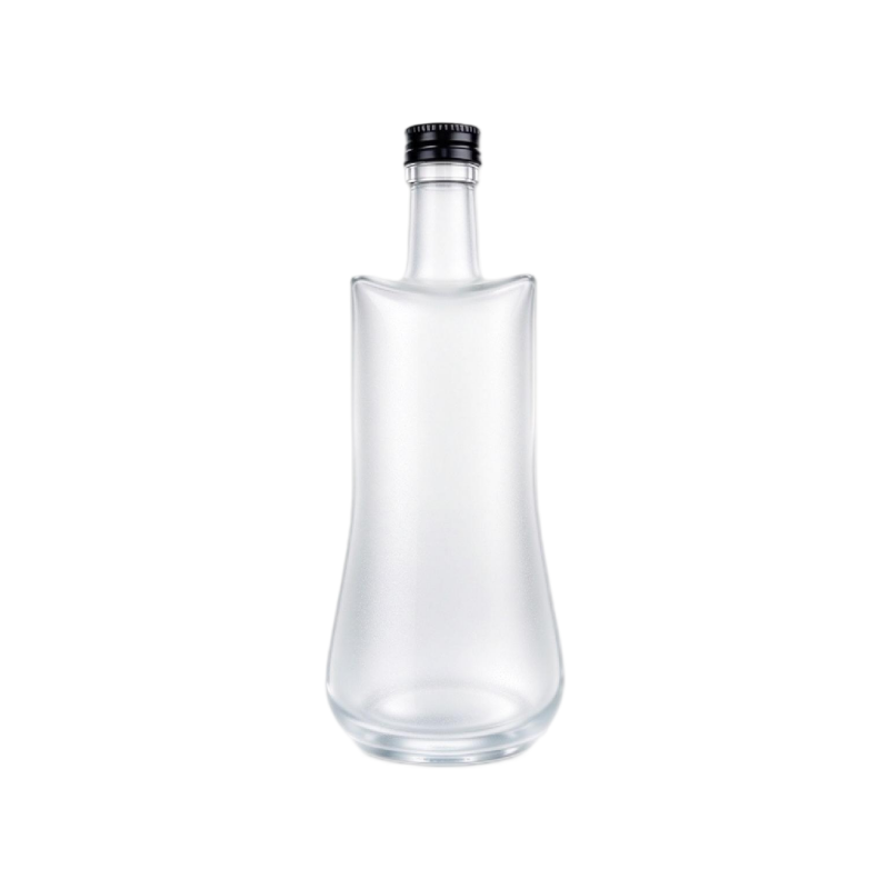 350ml Clear Flint Glass Liquor Bottle, Empty Spirit Bottle for Whiskey Gin Vodka Liqueur Packaging (1)