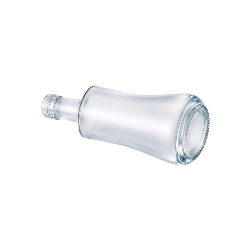 350ml Clear Flint Glass Liquor Bottle, Empty Spirit Bottle for Whiskey Gin Vodka Liqueur Packaging (2)