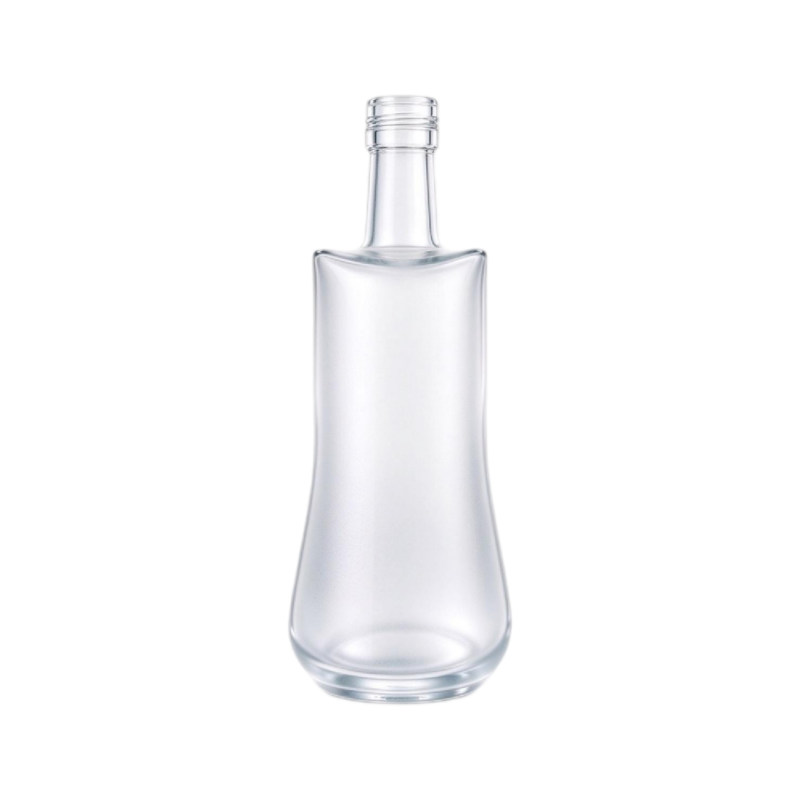350ml Clear Flint Glass Liquor Bottle, Empty Spirit Bottle for Whiskey Gin Vodka Liqueur Packaging (5)