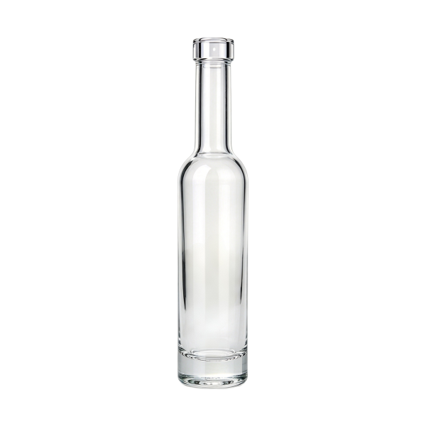 375ml Slim Long Neck Super Flint Glass Spirit Bottle (1)