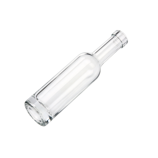 375ml Slim Long Neck Super Flint Glass Spirit Bottle (4)