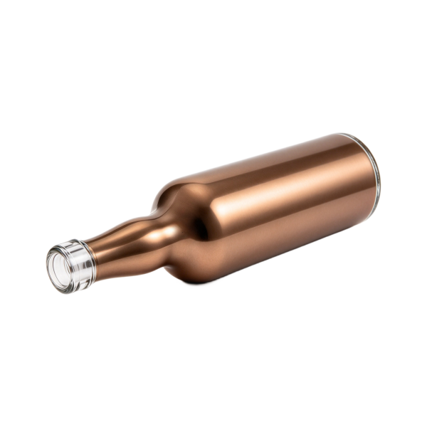 700ml Bronze Metallic Vacuum Plated Glass Liquor Bottle (4)