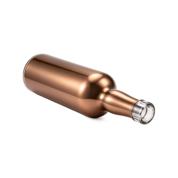 700ml Bronze Metallic Vacuum Plated Glass Liquor Bottle (5)