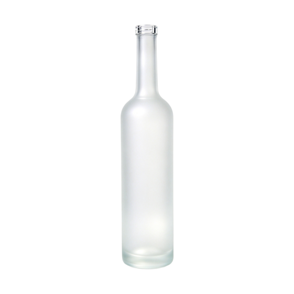 700ml Full Frosted Glass Liquor Bottle (3)