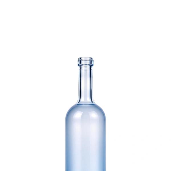 700ml Matte Pink Tall Cylinder Glass Spirit Bottle (1)
