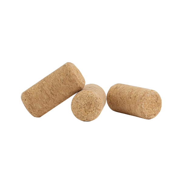 Agglomerated Straight Cork Set for Wine Bottles1