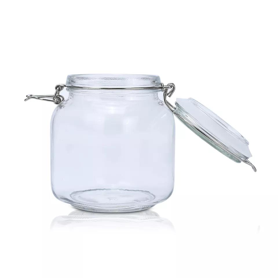 Airtight Food Storage Containers Glass Jars with Lids