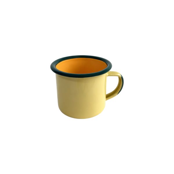 Hot Selling Custom Two tone Enamel Camping Mug Bulk 310ml Steel Enamel Coffee Tea Mug (4)