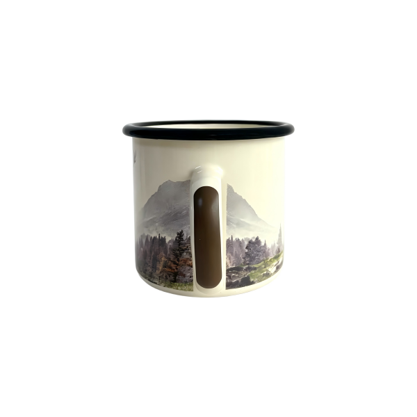 Large Custom Enamel Camping Mug Custom Logo Printed Ceramic Coffee Cup (6)