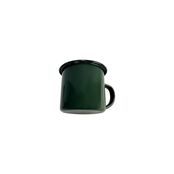 Wholesale Custom Dark Green Enamel Camping Mug  Bulk Steel Enamel Coffee Tea Mug (3)