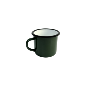 Wholesale Custom Dark Green Enamel Camping Mug  Bulk Steel Enamel Coffee Tea Mug (4)
