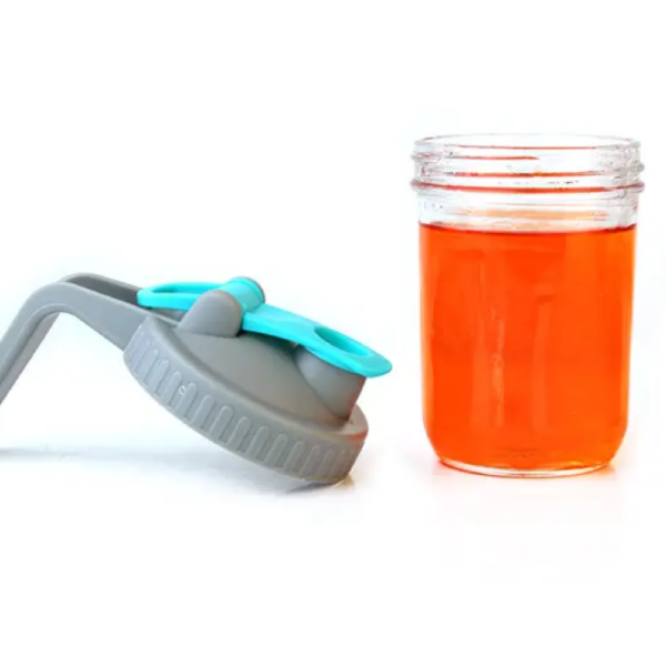 Wide Mouth Mason Jar with Pour Spout Lid3